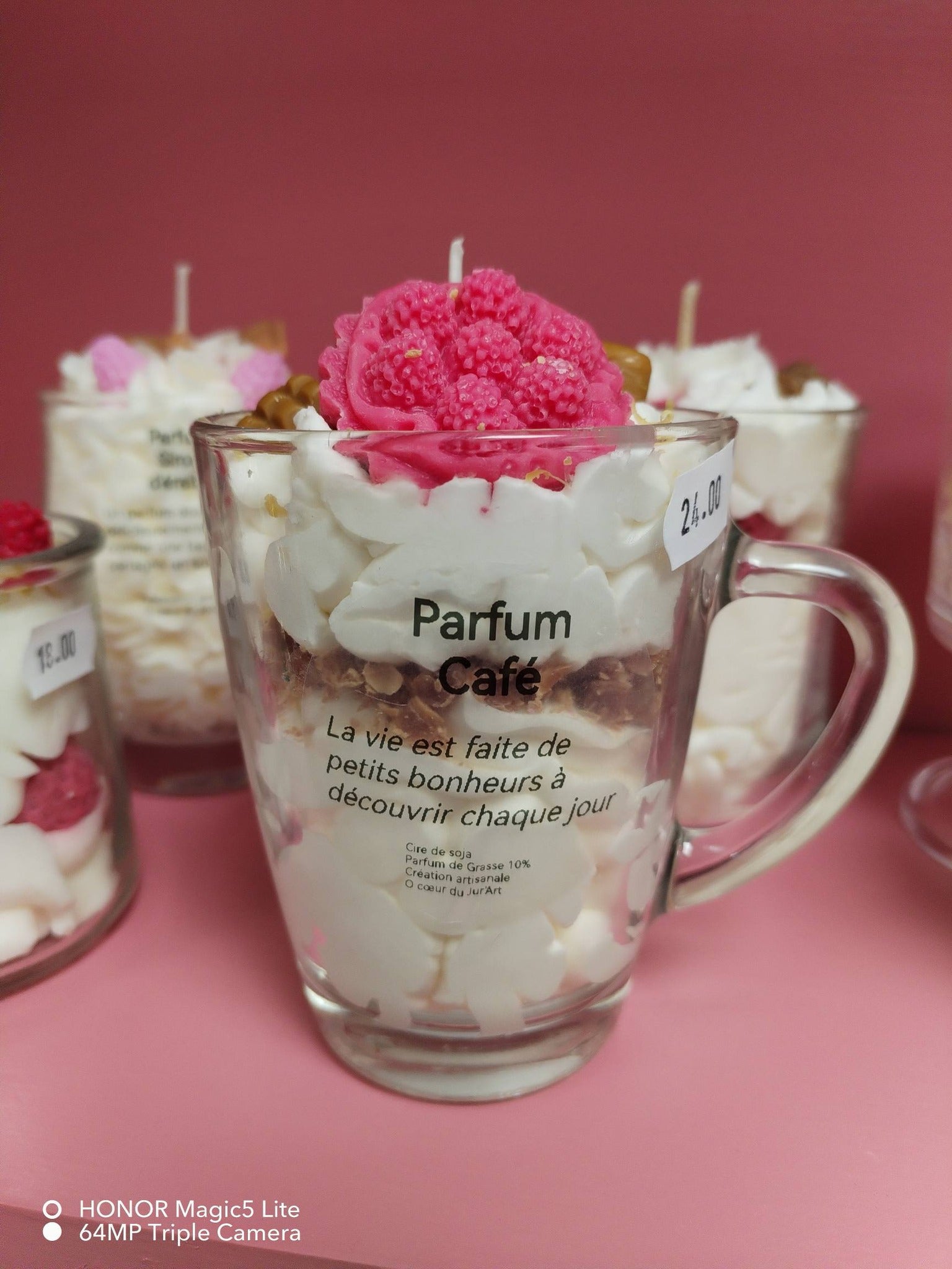 Bougie Artisanale Café - Cire de Soja Naturelle