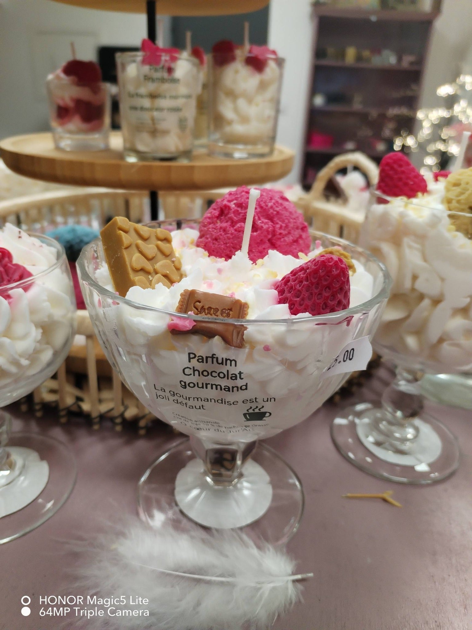 Bougie Artisanale Chocolat - Cire de Soja Naturelle