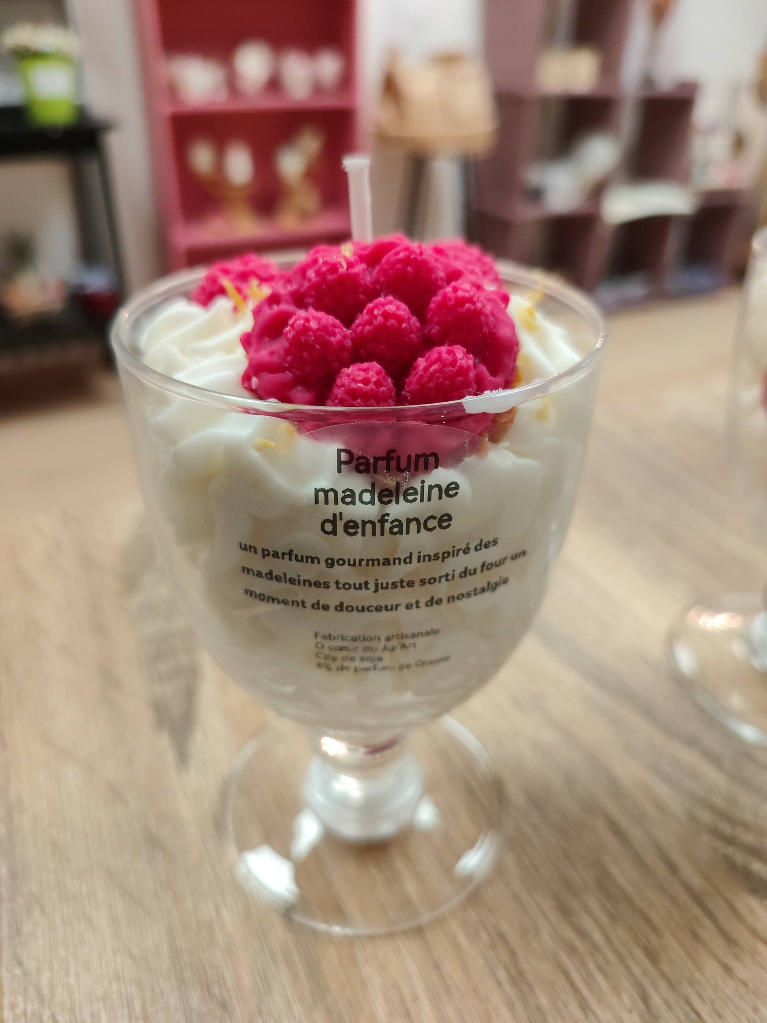 Bougie parfumée artisanale – Madeleine Gourmande | Cire naturelle & Parfum de Grasse