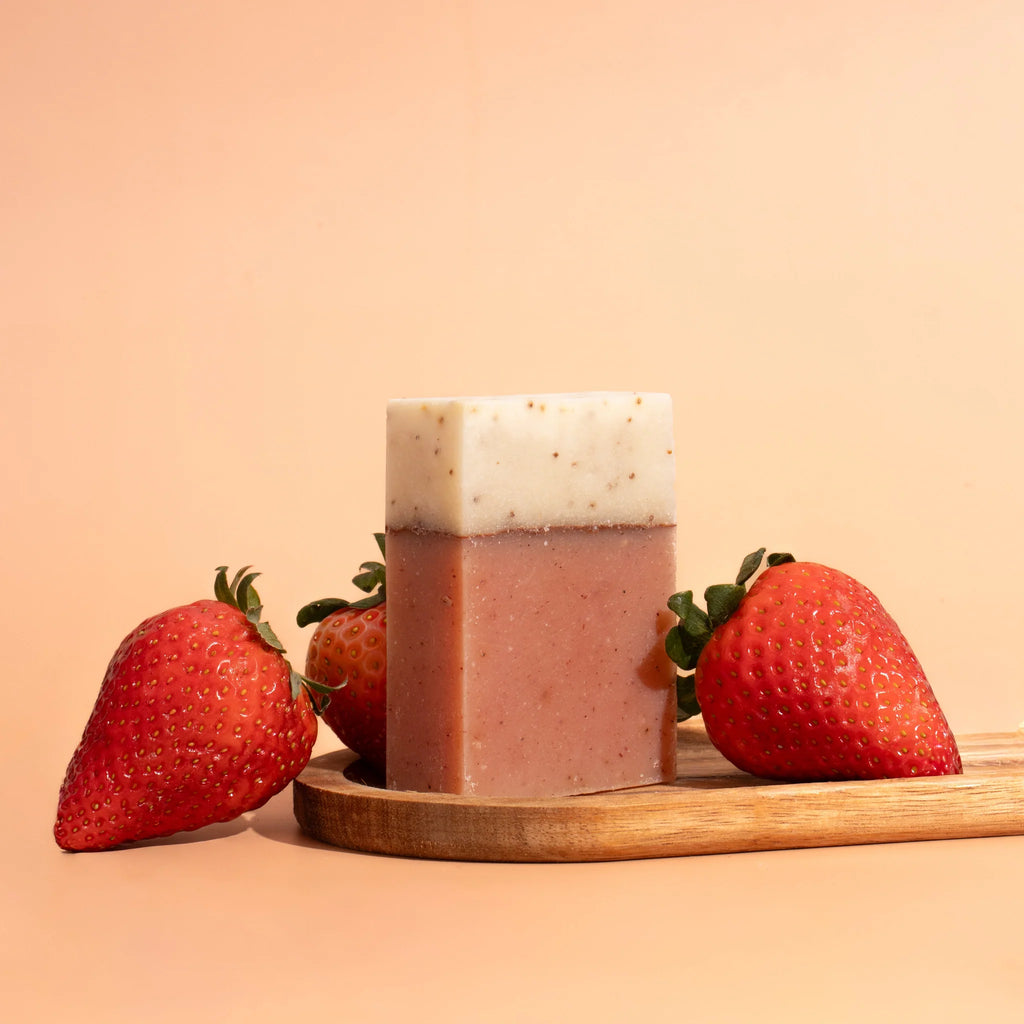 savon a froid, fraise