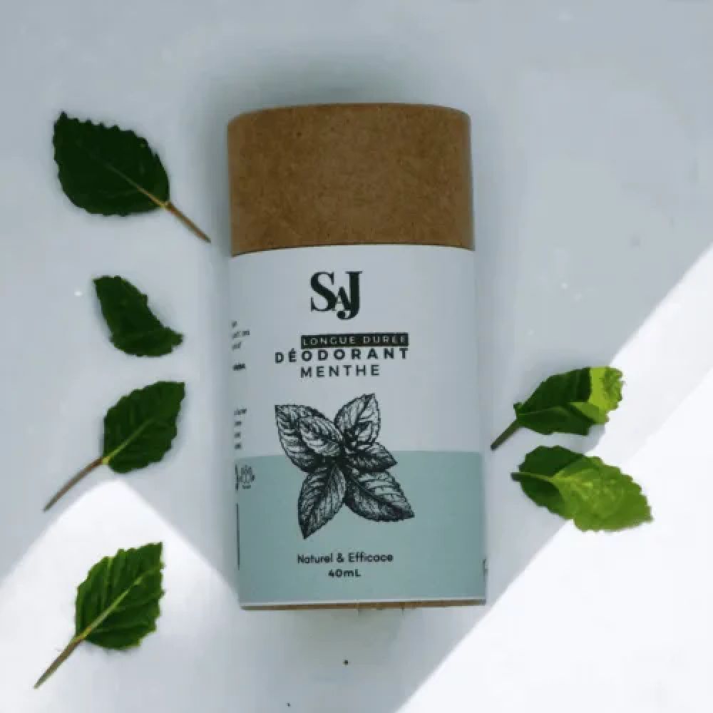 Déodorant Solide Menthe Longue Durée – Naturel & Frais