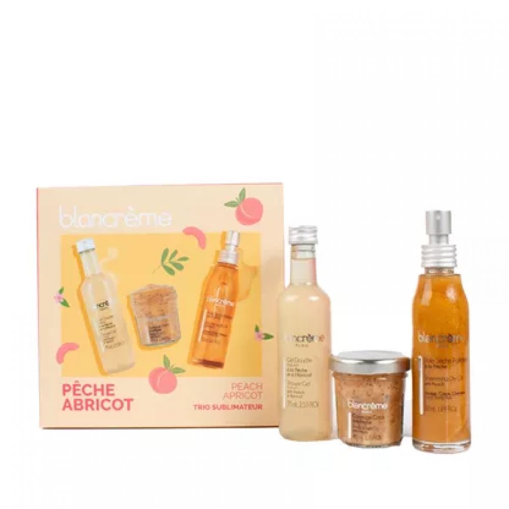 Coffret Sublime Corps – Pêche & Abricot | Soin Naturel Artisanal